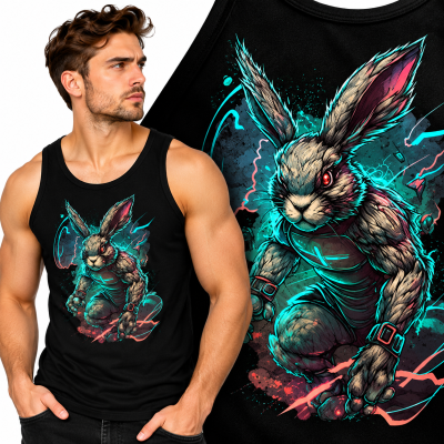 TANK TOP ZWIERZĘTA BAD RABIT